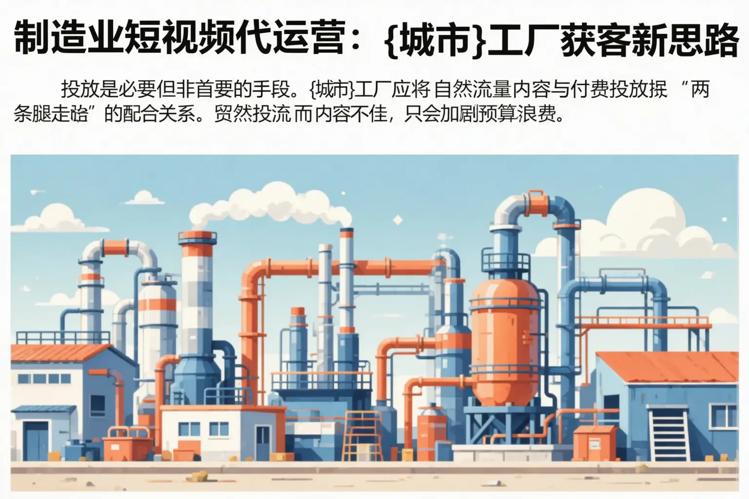 制造业短视频代运营：江苏工厂获客新思路