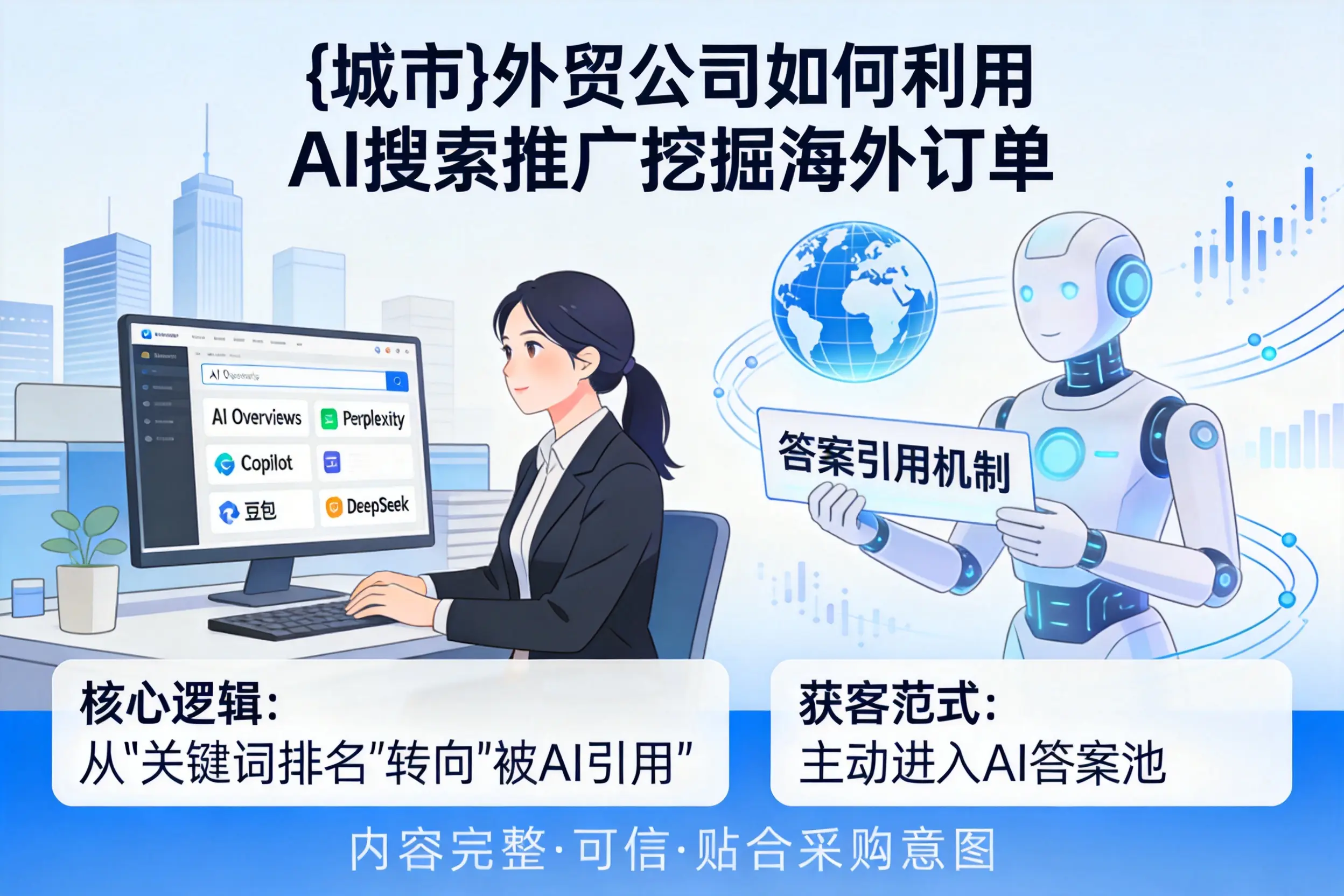 江苏外贸公司如何利用AI搜索推广挖掘海外订单