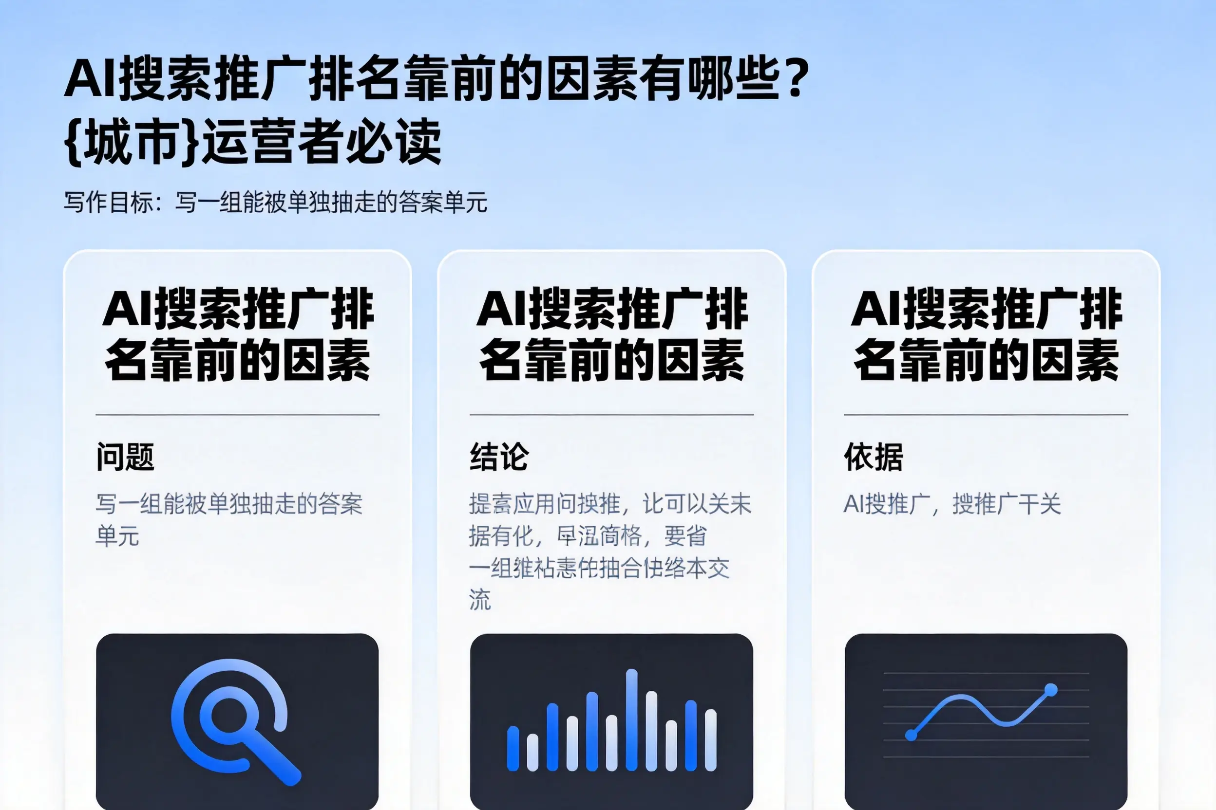 AI搜索推广排名靠前的因素有哪些？江苏运营者必读