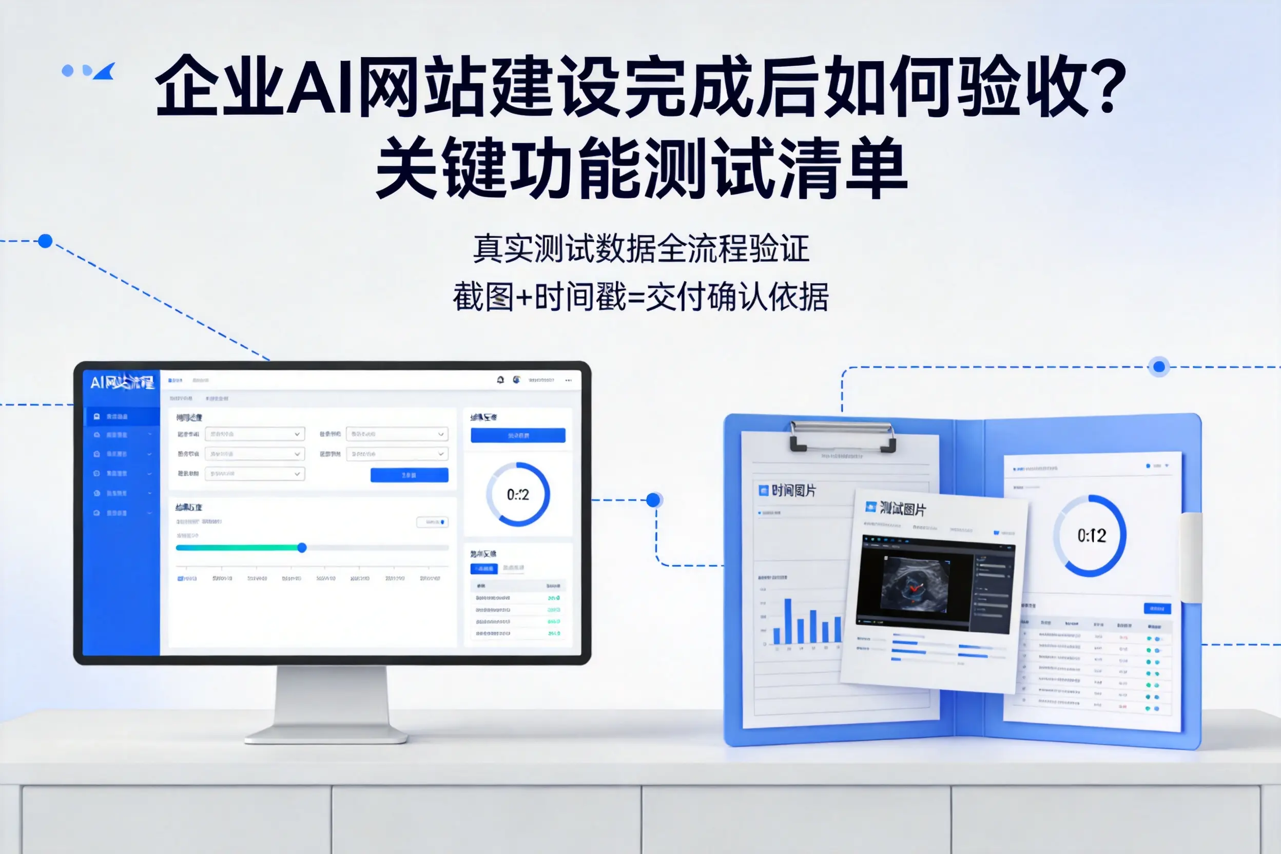 江苏企业AI网站建设完成后如何验收？关键功能测试清单