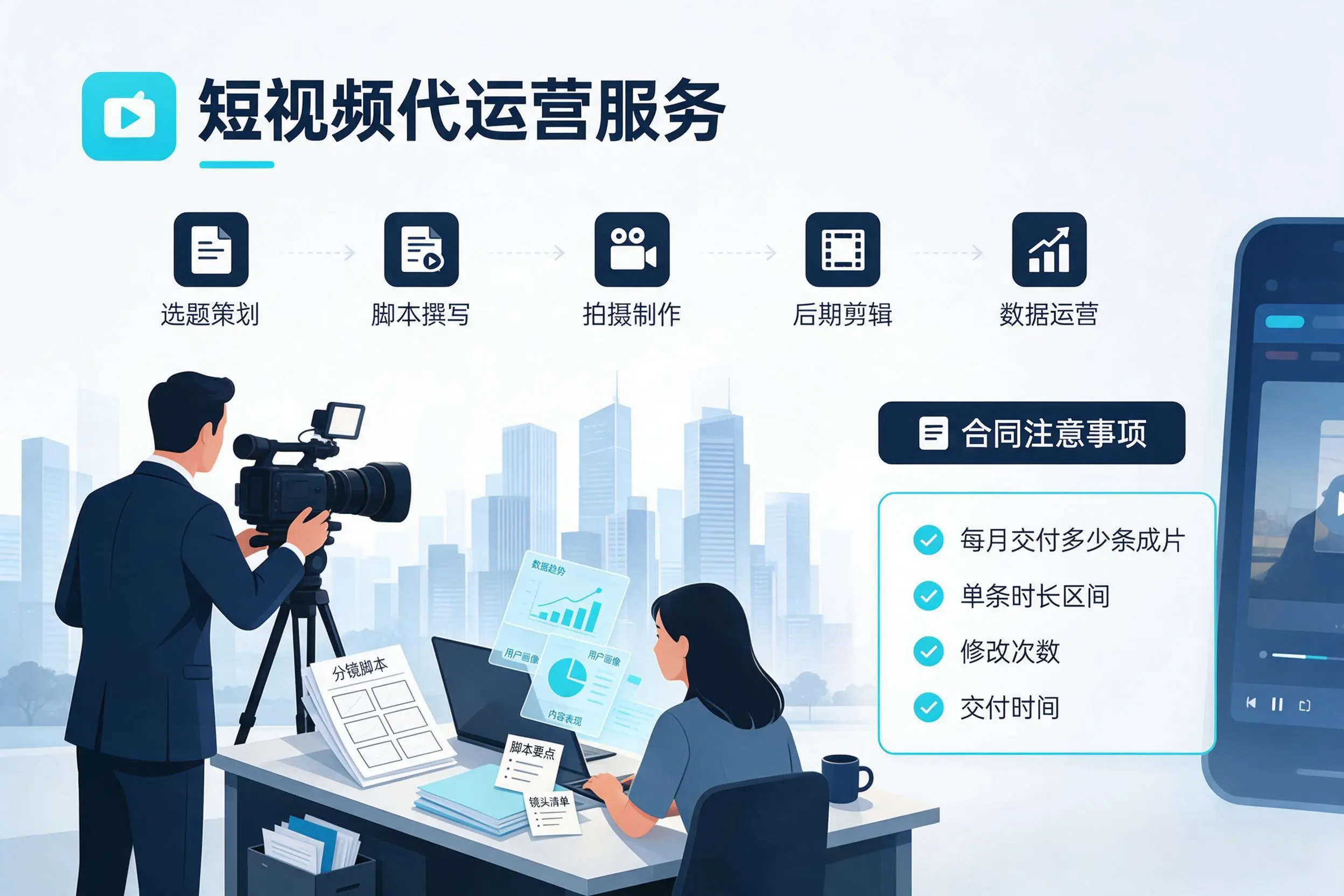 短视频代运营包含哪些服务？江苏企业常见问题科普