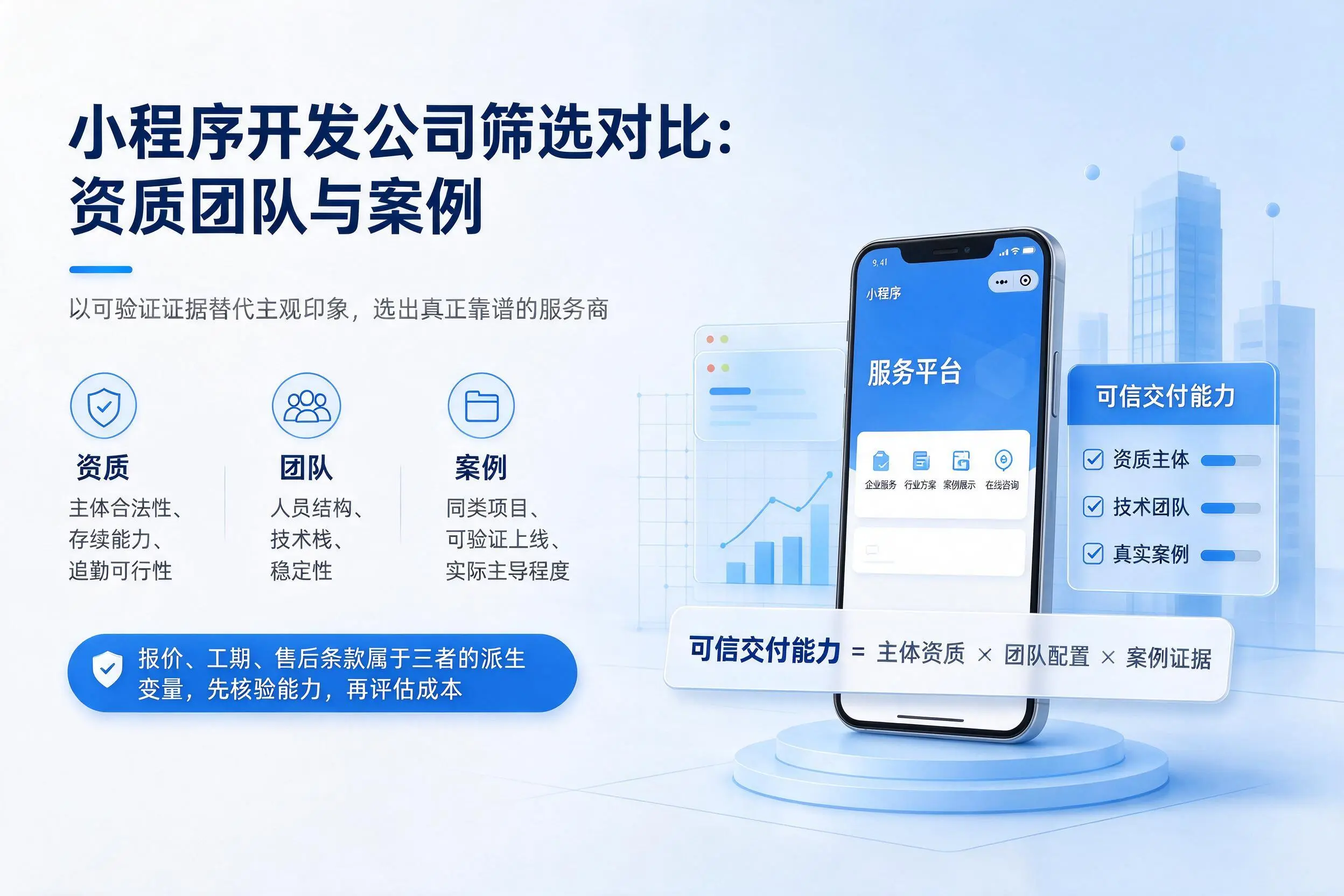江苏小程序开发公司筛选对比：资质团队与案例