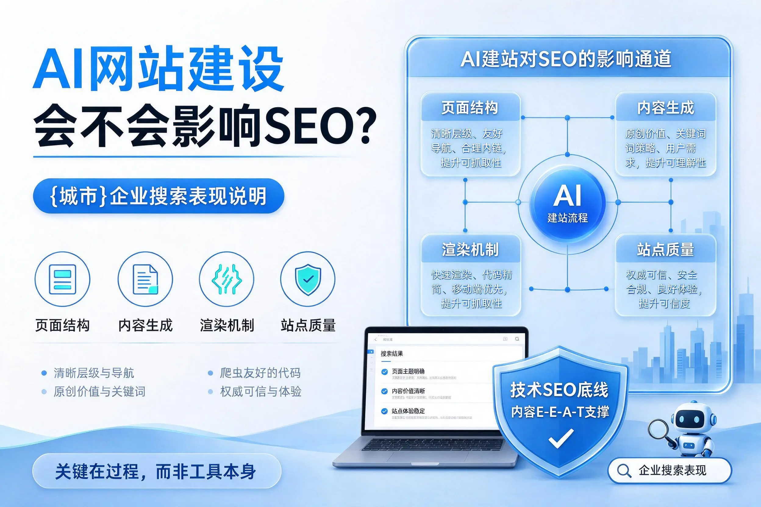 AI网站建设会不会影响SEO？江苏企业搜索表现说明