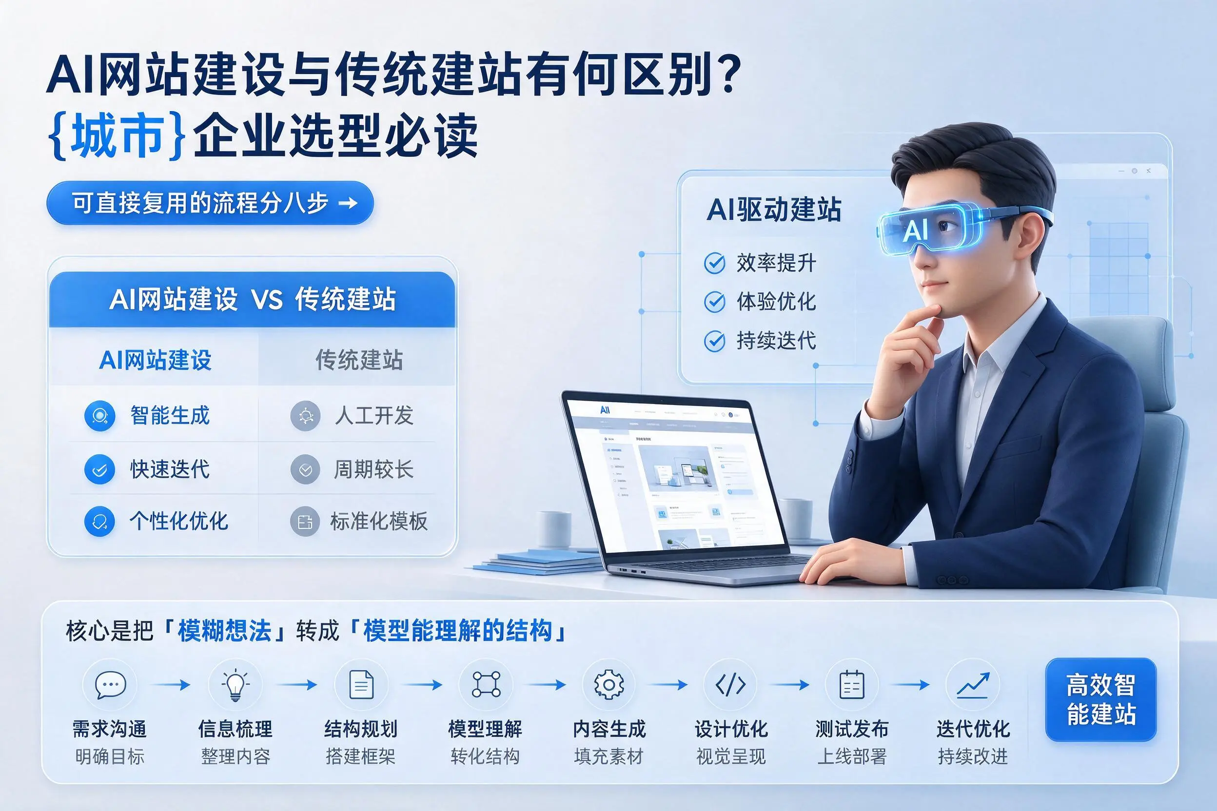 AI网站建设与传统建站有何区别?江苏企业选型必读