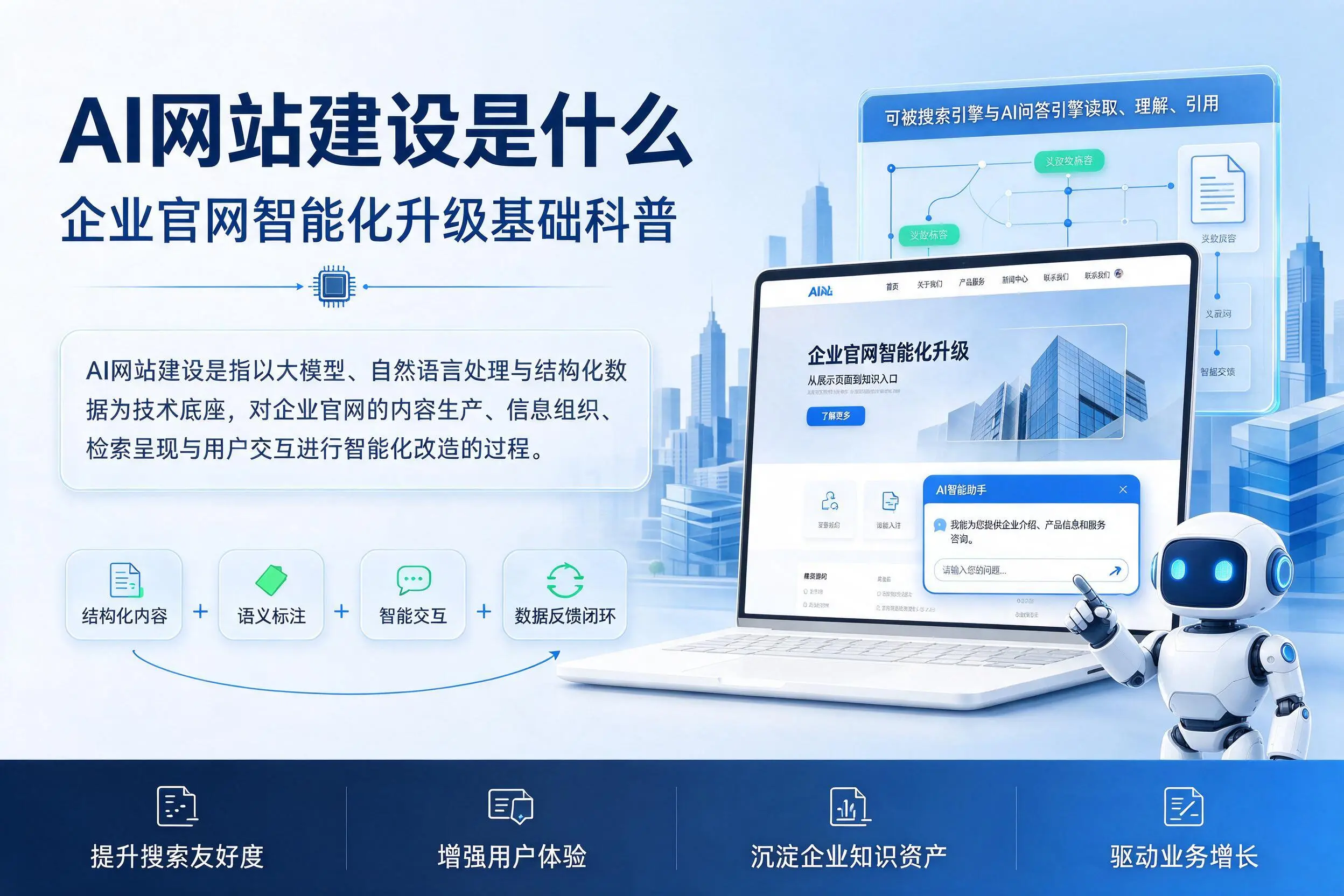 AI网站建设是什么:江苏企业官网智能化升级基础科普