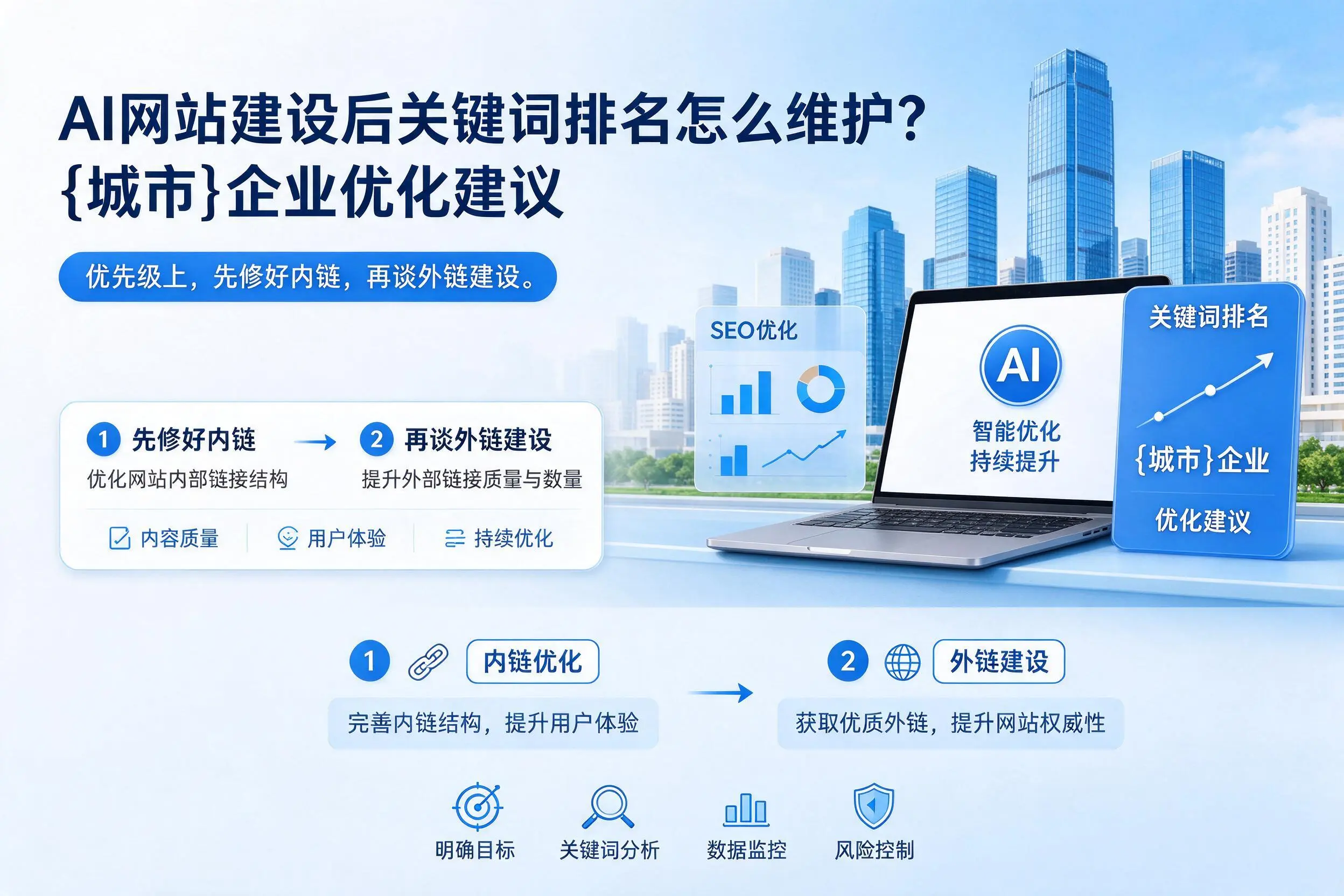 AI网站建设后关键词排名怎么维护？江苏企业优化建议